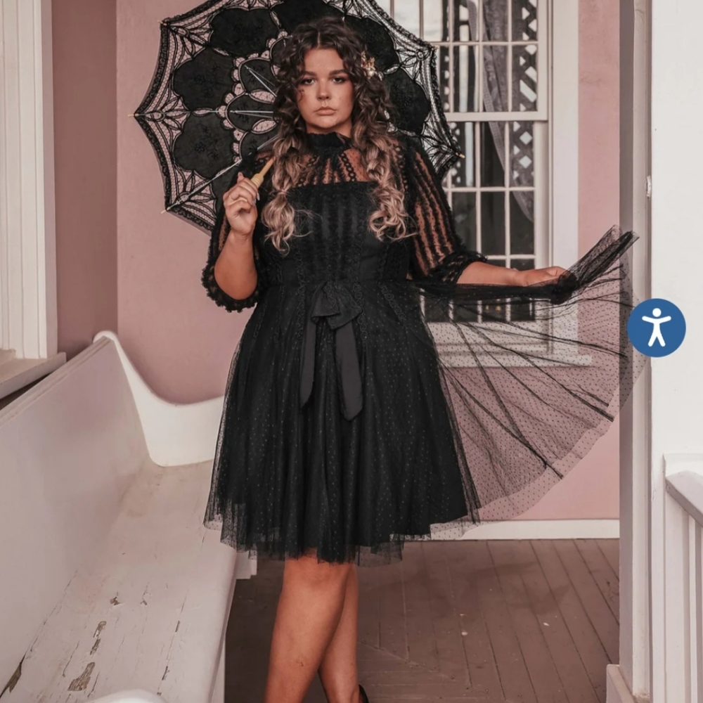JessaKae Black Long Sleeve Dress - Picture 2 of 2